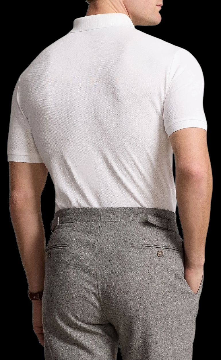 Polo in piqué stretch Ralph Lauren