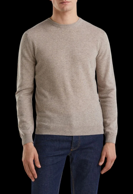 Maglione girocollo Louis Plein misto cashmere/lana