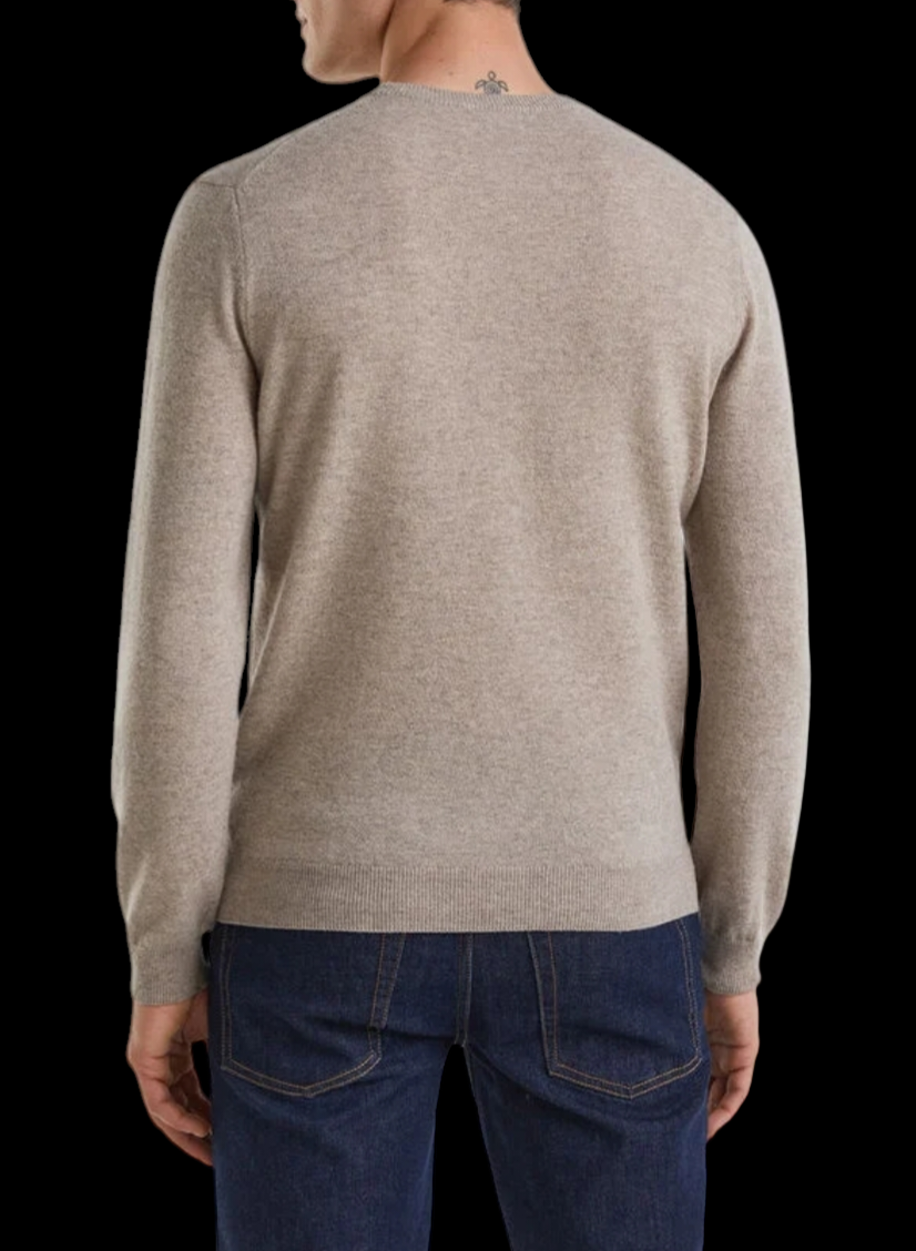 Maglione girocollo Louis Plein misto cashmere/lana