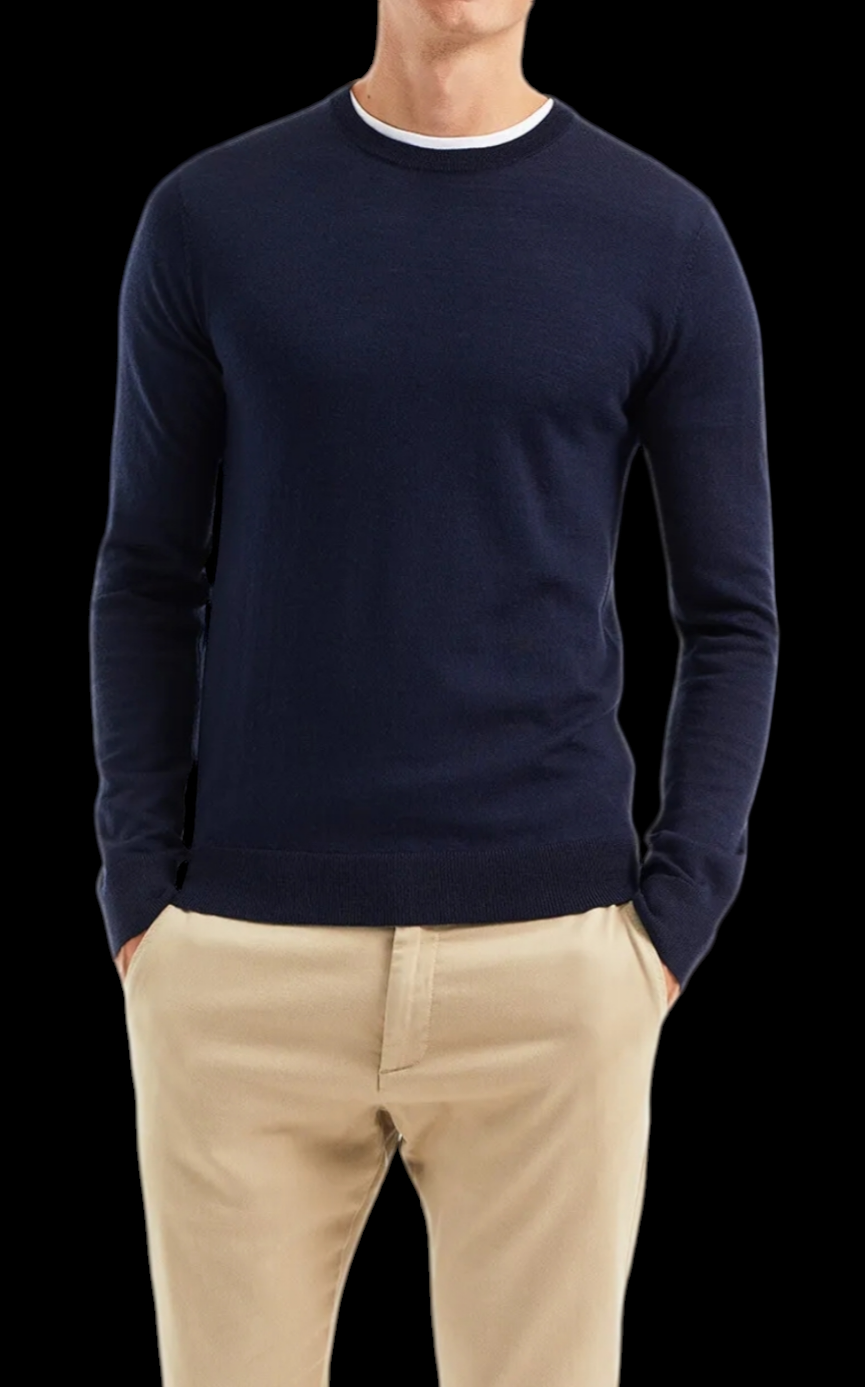 Maglione girocollo Louis Plein misto cashmere/lana