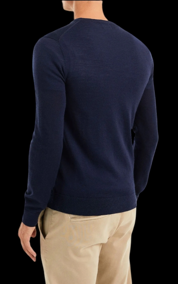 Maglione girocollo Louis Plein misto cashmere/lana