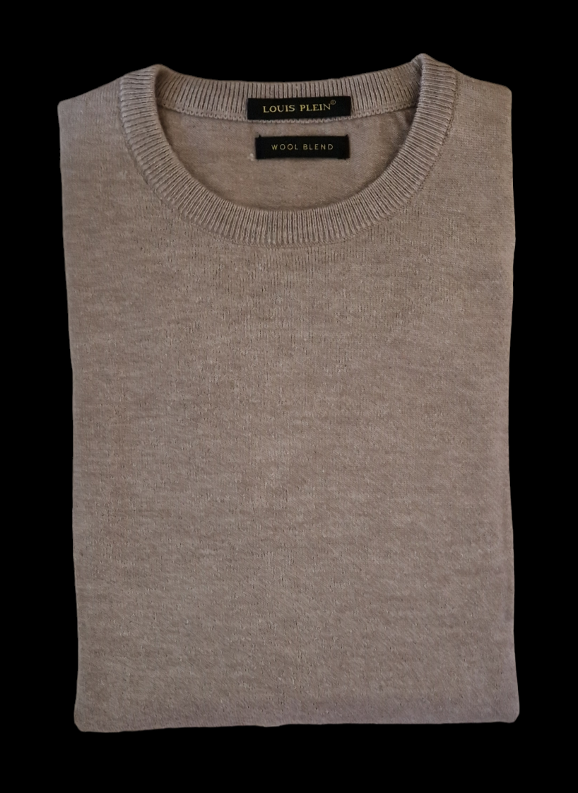 Maglione girocollo Louis Plein misto cashmere/lana