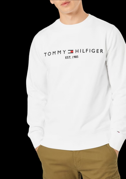 Felpa girocollo Tommy Hilfiger blend logo