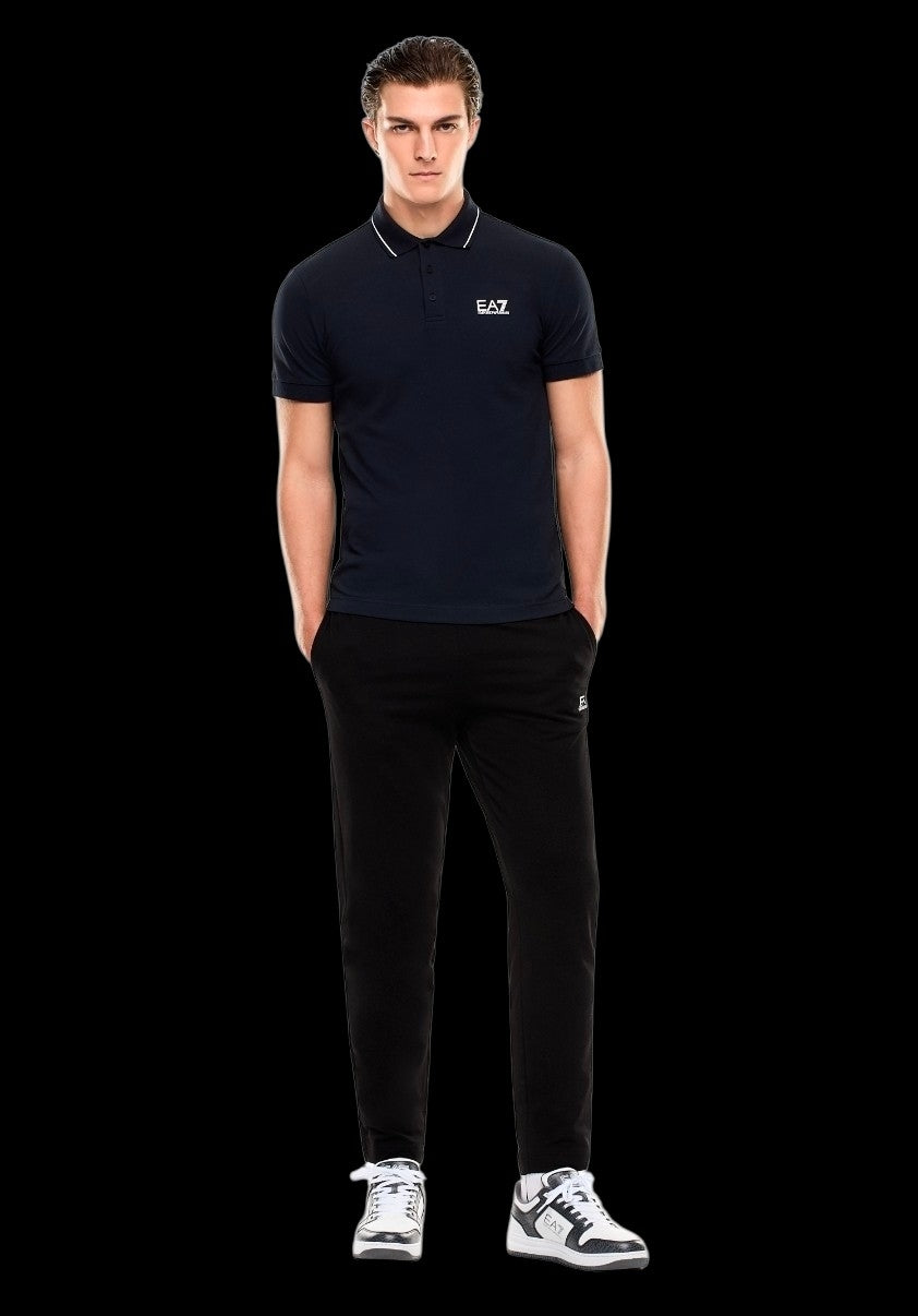 EA7 Emporio Armani polo piquet cotone stretch