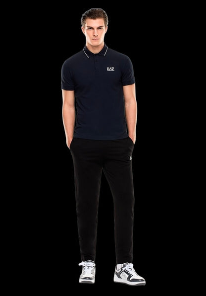 EA7 Emporio Armani polo piquet cotone stretch