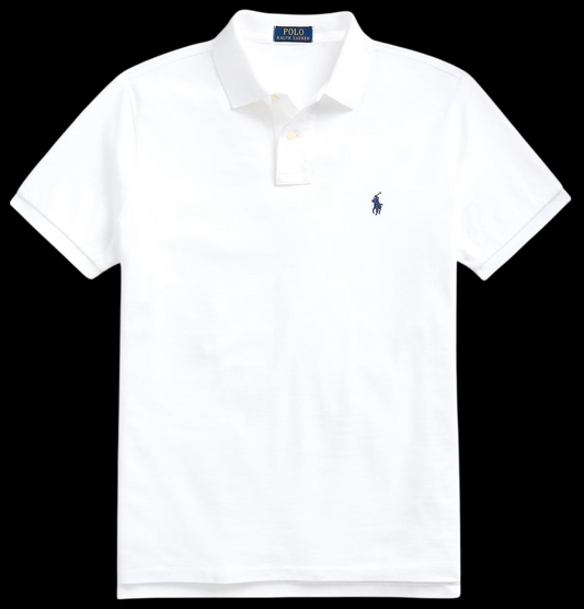 Polo in piqué custom slim fit Ralph Lauren