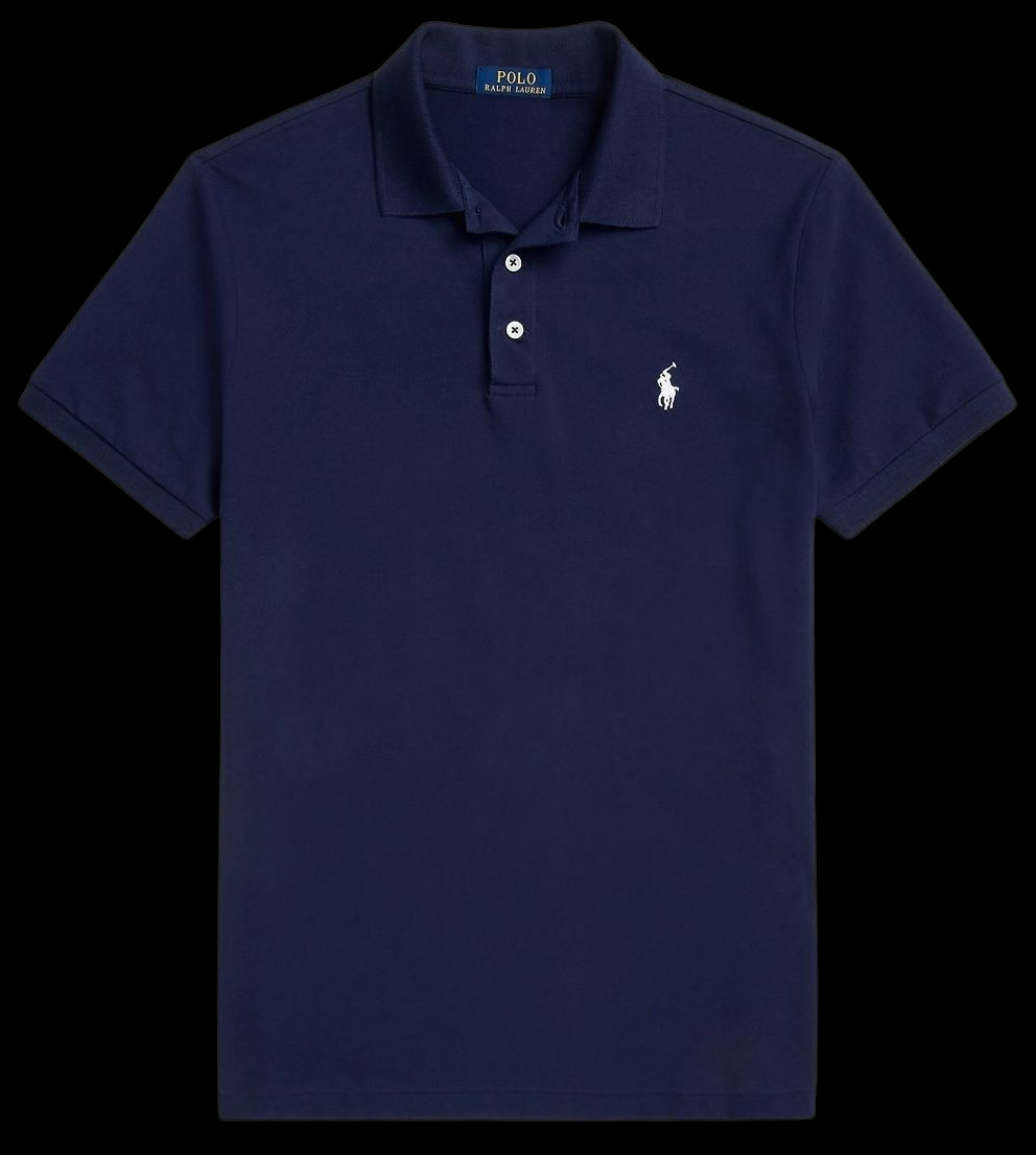 Polo in piqué stretch Ralph Lauren