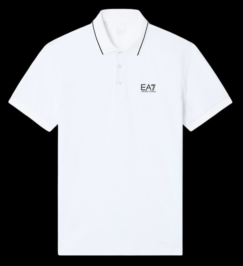 EA7 Emporio Armani polo piquet cotone stretch