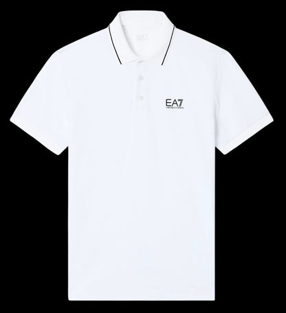 EA7 Emporio Armani polo piquet cotone stretch
