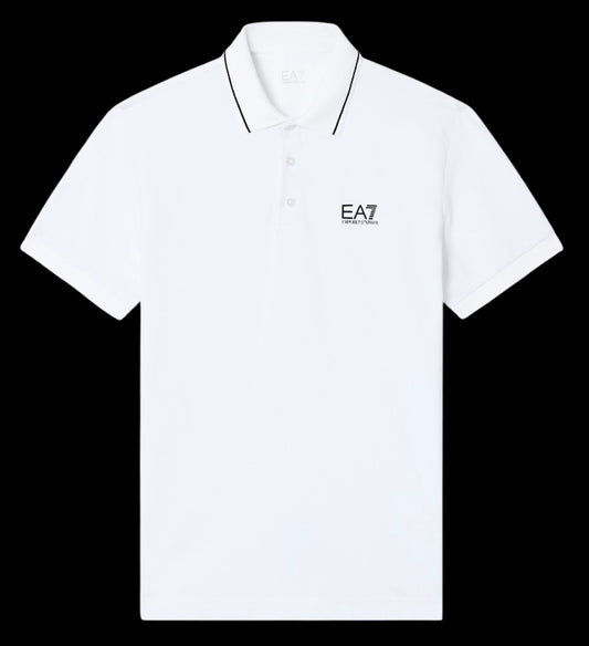 EA7 Emporio Armani polo piquet cotone stretch