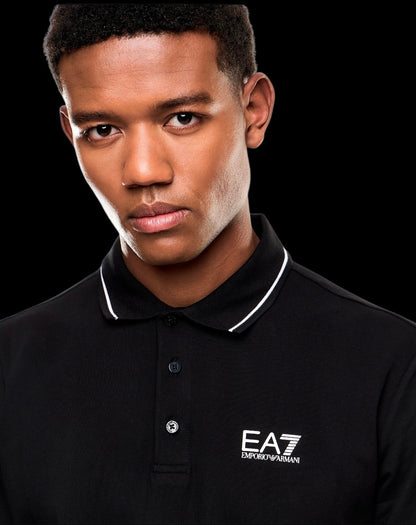 EA7 Emporio Armani polo piquet cotone stretch