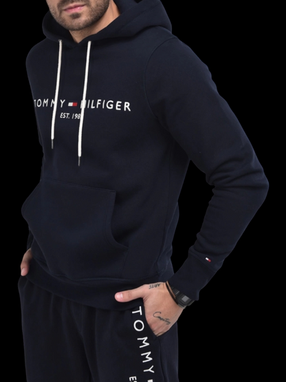 Felpa con cappuccio Tommy Hilfiger logo hoody