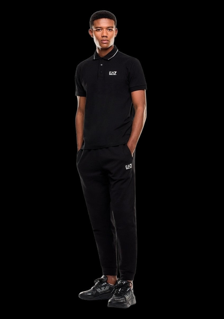 EA7 Emporio Armani polo piquet cotone stretch