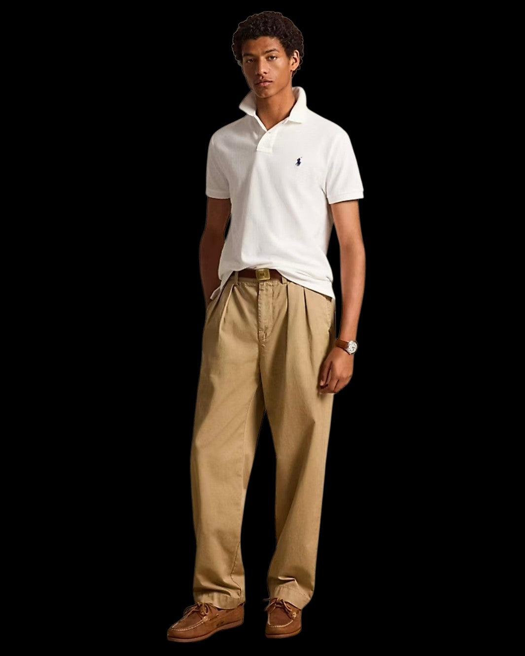Polo in piqué custom slim fit Ralph Lauren
