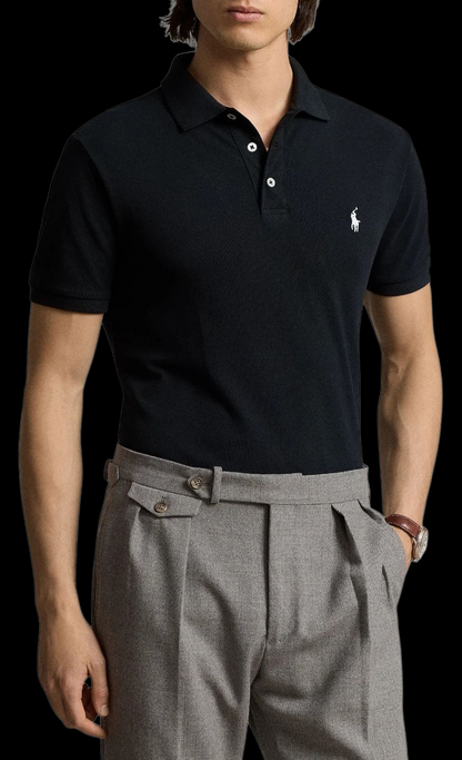 Polo in piqué stretch Ralph Lauren