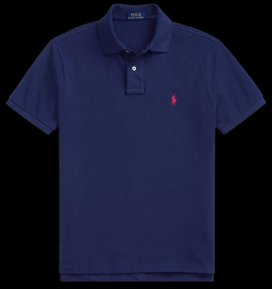 Polo in piqué custom slim fit Ralph Lauren