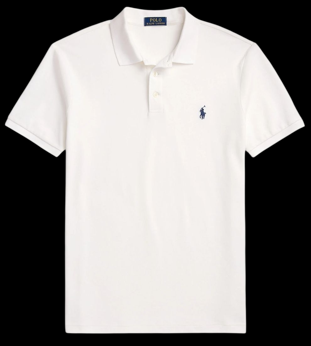 Polo in piqué stretch Ralph Lauren