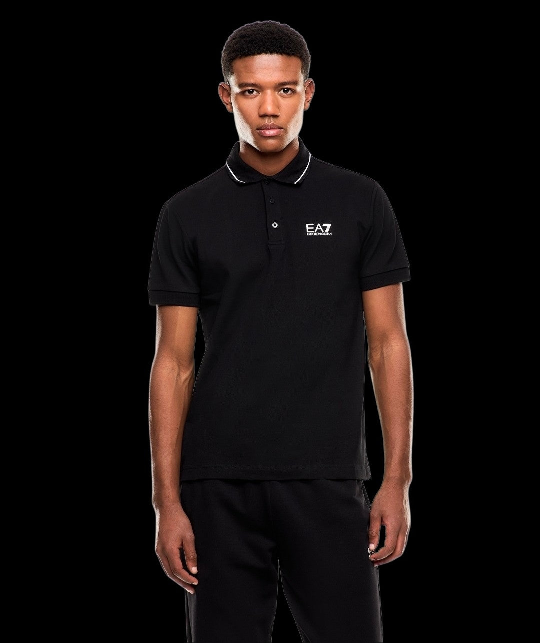 EA7 Emporio Armani polo piquet cotone stretch