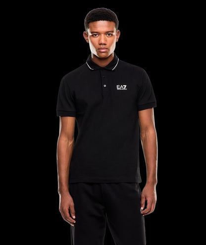 EA7 Emporio Armani polo piquet cotone stretch