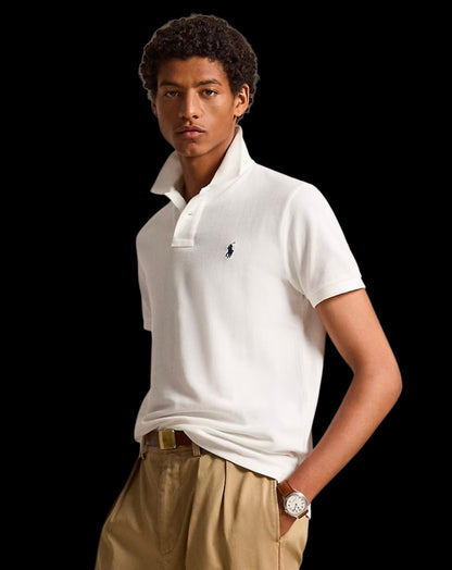 Polo in piqué custom slim fit Ralph Lauren