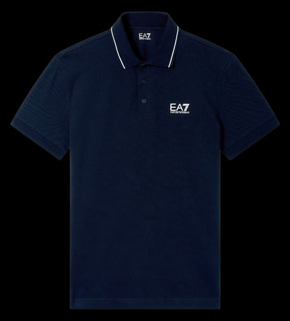 EA7 Emporio Armani polo piquet cotone stretch
