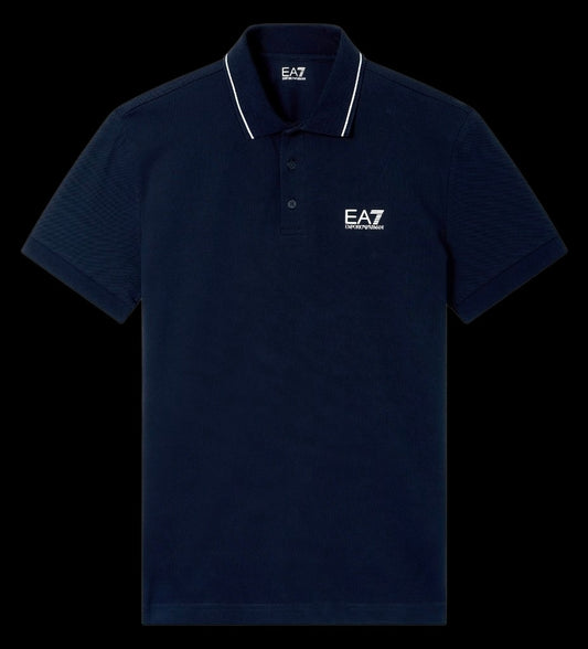 EA7 Emporio Armani polo piquet cotone stretch