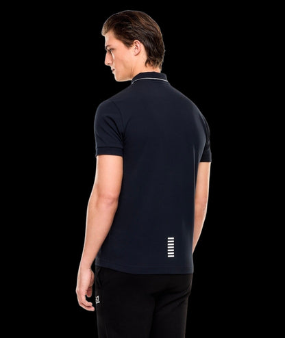 EA7 Emporio Armani polo piquet cotone stretch