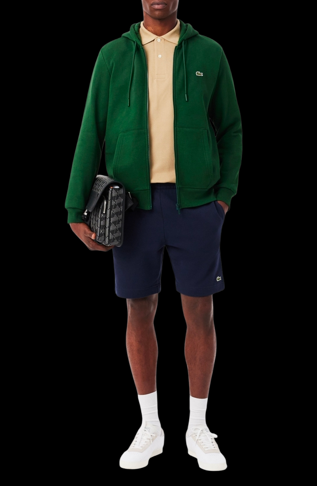 Felpa zip con cappuccio Lacoste SH9626