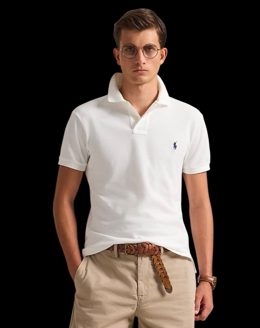 Polo in piqué slim fit Ralph Lauren