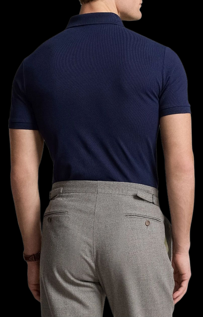 Polo in piqué stretch Ralph Lauren