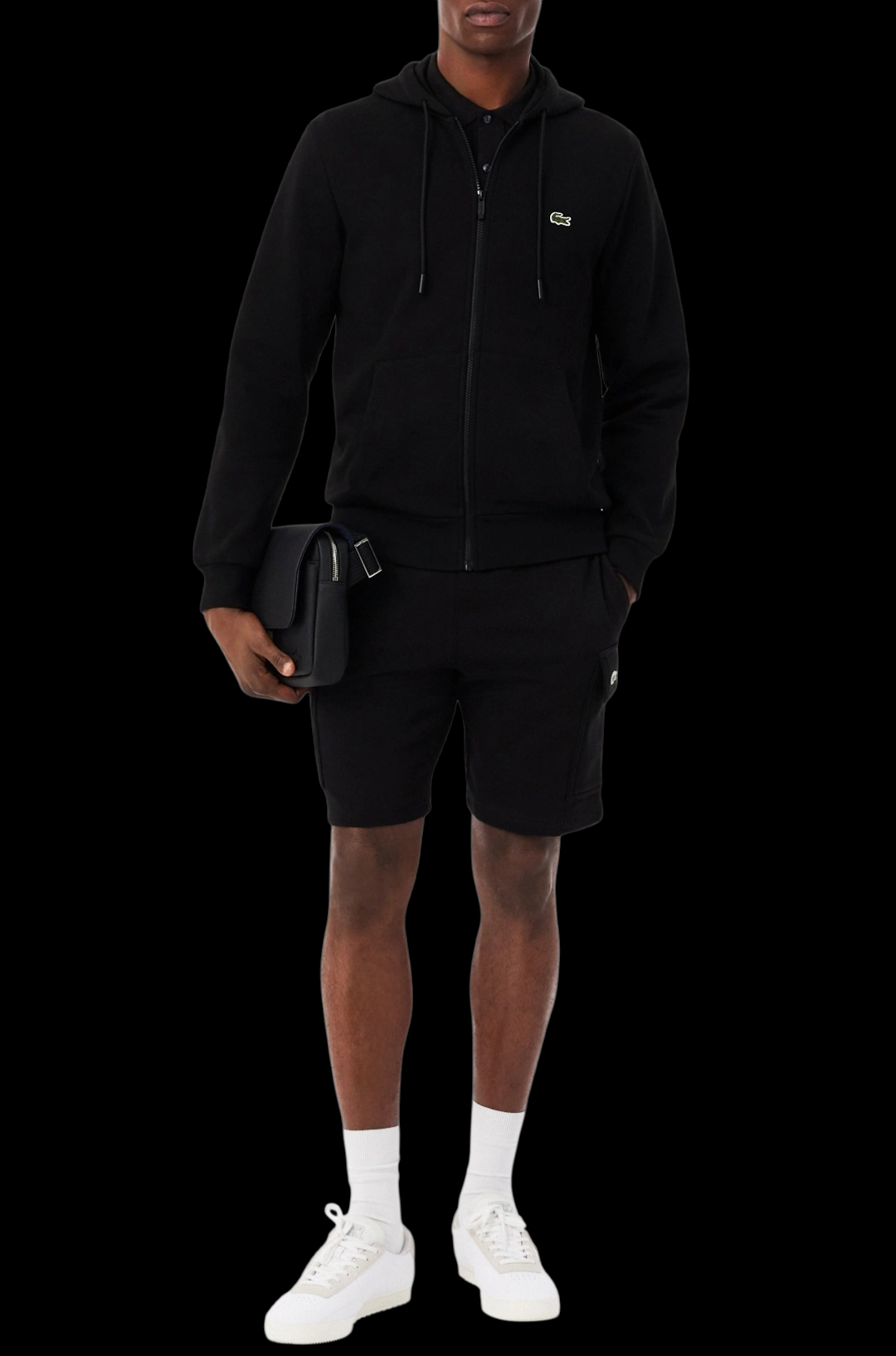 Felpa zip con cappuccio Lacoste SH9626