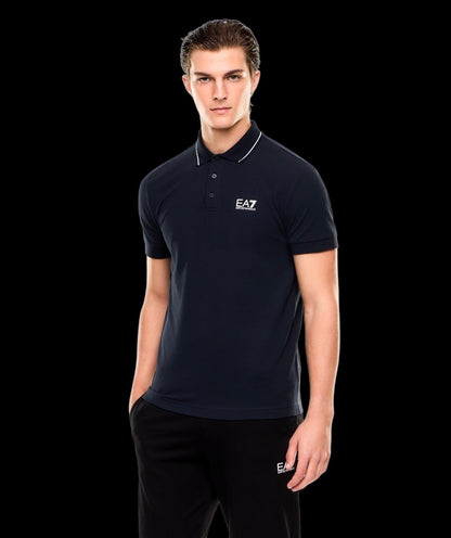 EA7 Emporio Armani polo piquet cotone stretch
