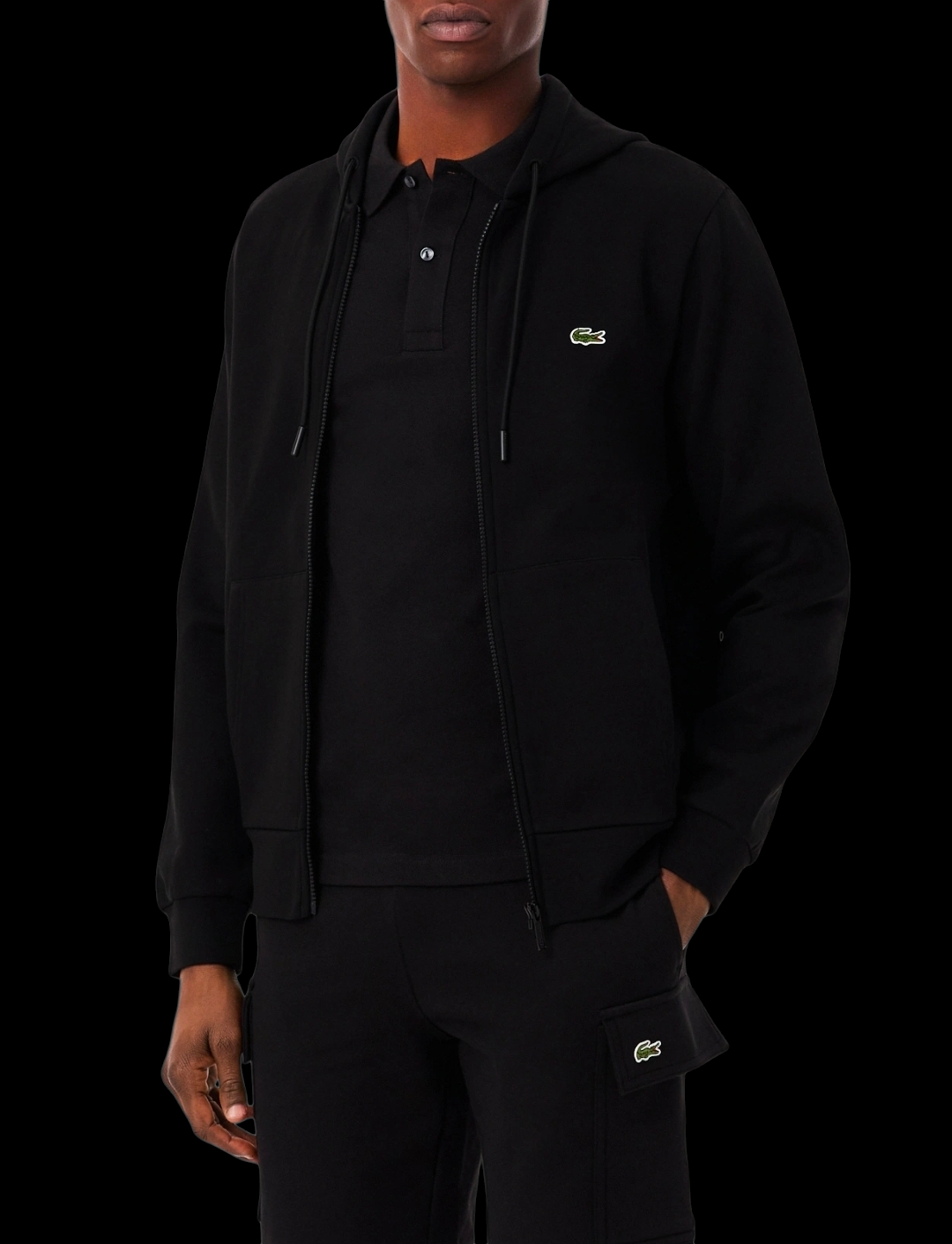 Felpa zip con cappuccio Lacoste SH9626